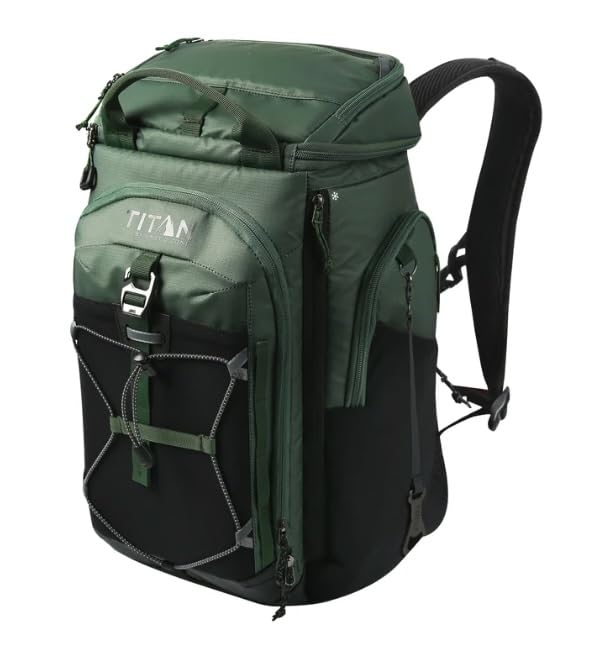 Titan by Arctic Zone 26 - Can Backpack Cooler (Green)