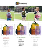 Toddler Backpack for Boys 2 - 5: Preschool Backpack for Boys Girls - Cute Kids Backpack for Boys 13.5" H Fit Folder