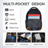 Toddler Backpack - Personalized Truck Backpacks with Name for Boys - Custom Kids Bookbag Gifts for Son - Durable School Bag for Kindergarten/Preschool/Elementary(17 Inch)