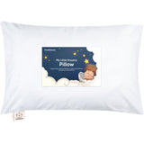 Toddler Pillow with Pillowcase - 13x18 My Little Dreamy Kids Travel Bed Pillows for Sleeping, Organic Cotton Small Pillowcase, Soft & Breathable, Machine Washable, Toddlers 2 - 5 Years Old (Soft White)