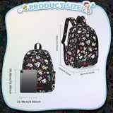 tokidoki Backpack with 4PCS Unicorno Brooch Pin Travel Backpack Casual Daypack for Outdoor (BPK_Denim Daze)