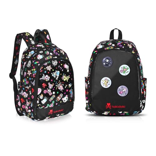 tokidoki Backpack with 4PCS Unicorno Brooch Pin Travel Backpack Casual Daypack for Outdoor (BPK_Denim Daze) | Backpacks4Less
