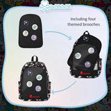 tokidoki Backpack with 4PCS Unicorno Brooch Pin Travel Backpack Casual Daypack for Outdoor (BPK_Denim Daze)