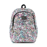 tokidoki School Backpack for Girls Cute Cartoon Laptop Backpack Casual Bookbags Lightweight Cloth Canvas School Bag Daypack Handbag (Colorful)