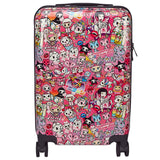 tokidoki - Y2Kawaii Carry - On Luggage - Hard Shell Carry - Suitcase - Suits US - Based & International Airline Case - Travel Suitcase - Double Spinner Wheels - Mounted Side - Top Handle - 22x14x9 In