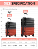 Tolino Carry on Luggage 22x14x9 Airline Approved - 20 Inch Hardside Suitcase with Wheels TSA Lock, PC+ABS Lightweight Carry on Suitcases for Women and Men