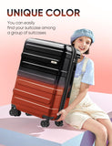 Tolino Carry on Luggage 22x14x9 Airline Approved - 20 Inch Hardside Suitcase with Wheels TSA Lock, PC+ABS Lightweight Carry on Suitcases for Women and Men