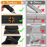 Tomkas Small Dog Sling Carrier - Classic Pocket & Classic Strap - Wrap Carrier - for 3 - 10 lbs Pets(Black)