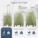 Tommy Bahama 22 Inch Rolling Luggage, Soft Sided Suitcase with Spinner Wheels, Sage