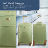 Tommy Bahama 30 Inch Rolling Luggage, Soft Sided Suitcase with Spinner Wheels, Sage