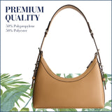 Tommy Bahama Hobo Bag, Women's Zip - Top Handbag with Adjustable Shoulder Strap, Tan, One Size