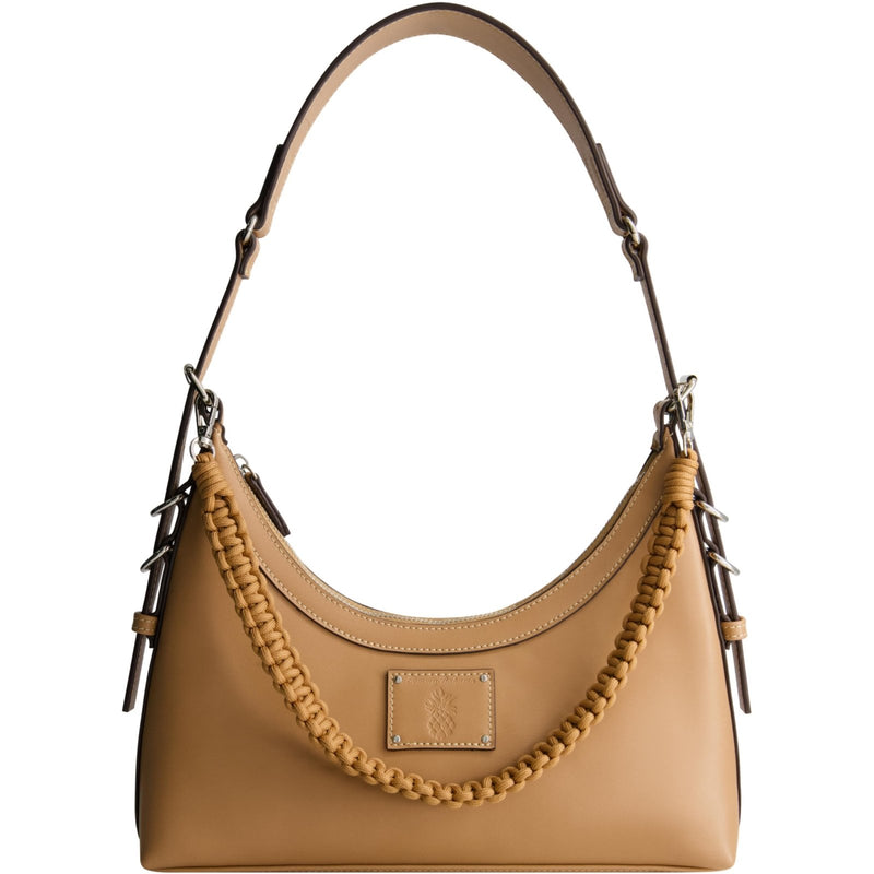 Tommy Bahama Hobo Bag, Women's Zip - Top Handbag with Adjustable Shoulder Strap, Tan, One Size