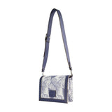Tommy Bahama Messenger Bag, Women's Crossbody Purse with Adjustable Shoulder Strap, Navy, One Size