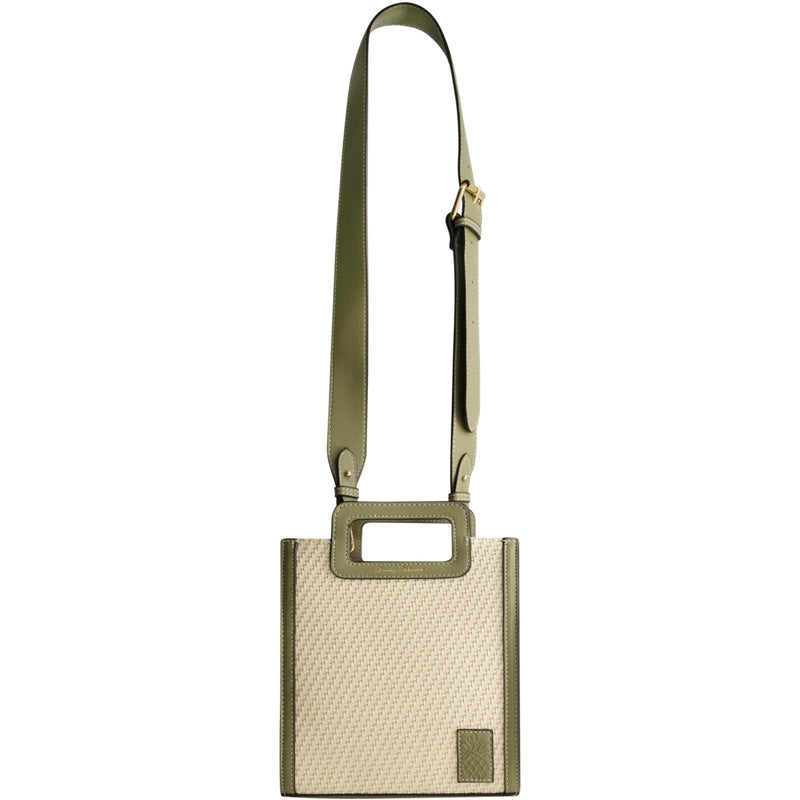 Tommy Bahama Tote Bag, Women's North/South Shoulder Bag with Modern Woven Design and Adjustable Shoulder Strap, Sage