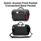 tomtoc 10L Laptop Messenger Shoulder Bag for 14 - inch MacBook Pro M5, 13" MacBook Neo & Air & iPad Pro M5/Air M4, Minimalist Crossbody Bag, Water - resistant EDC Sling Pack for Business, Travel, Work