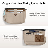 tomtoc 14 - inch Puffy Laptop Tote Bag for Women 10L, Lightweight Puffer Work Tote with Padded Device Compartment for 13/14 - inch MacBook Laptop, Organized Work Bag for Office, Business, Daily Essentials