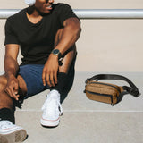 tomtoc 1.5L X - Pac Sling Bag with RFID Blocking, Crossbody Bag Minimalist Chest Shoulder Pack for Men/Women, Water - resistant Lightweight Casual Funny Pack for Travel, Daily Commute