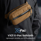 tomtoc 1.5L X - Pac Sling Bag with RFID Blocking, Crossbody Bag Minimalist Chest Shoulder Pack for Men/Women, Water - resistant Lightweight Casual Funny Pack for Travel, Daily Commute