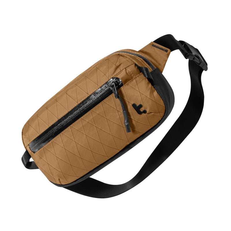 tomtoc 1.5L X - Pac Sling Bag with RFID Blocking, Crossbody Bag Minimalist Chest Shoulder Pack for Men/Women, Water - resistant Lightweight Casual Funny Pack for Travel, Daily Commute