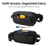 tomtoc 3.5L X - Pac Sling Bag with RFID Blocking, Crossbody Bag Minimalist Chest Shoulder Pack for Men/Women, Water - resistant Lightweight Casual Funny Pack for Travel/Daily Commute