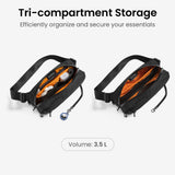 tomtoc 3.5L X - Pac Sling Bag with RFID Blocking, Crossbody Bag Minimalist Chest Shoulder Pack for Men/Women, Water - resistant Lightweight Casual Funny Pack for Travel/Daily Commute