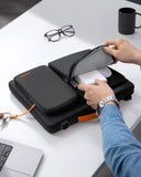 tomtoc 360° Protective Laptop Shoulder Bag for 15.6 - 16.2 Inch Laptop, Fit Acer Aspire 3/5/7, HP Pavilion 15.6, Dell Inspiron/XPS, ASUS ROG/TUF, Lenovo ThinkPad, Water - Resistant Accessory Case