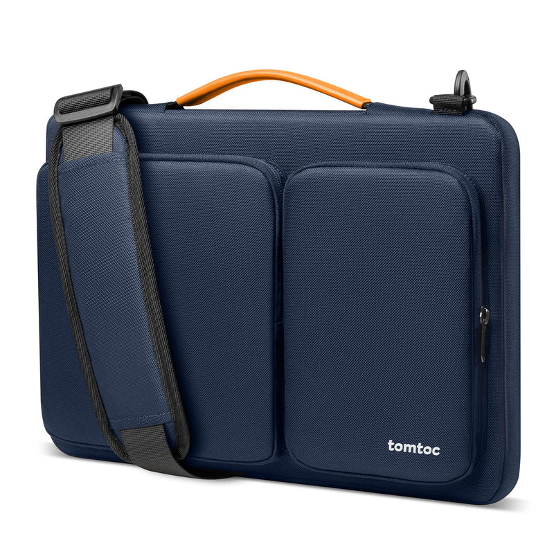 tomtoc 360 Protective Laptop Shoulder Bag for 16 - inch MacBook Pro M5/M4/M3/M2/M1 Pro/Max 2026 - 2019, Water - resistant Sleeve for Dell XPS 15 Surface Book 3 The New Razer Blade 16