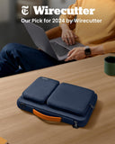 tomtoc 360 Protective Laptop Shoulder Bag for 16 - inch MacBook Pro M5/M4/M3/M2/M1 Pro/Max 2026 - 2019, Water - resistant Sleeve for Dell XPS 15 Surface Book 3 The New Razer Blade 16