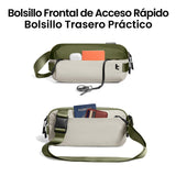 tomtoc 3L Compact EDC Sling Bag, Chest Shoulder Crossbody Sling Daypack for Men Women, Water - resistant Lightweight Everyday Carry Casual Pack for Nintendo Switch 2, Tactical, Travel, Work, Gym, Sport