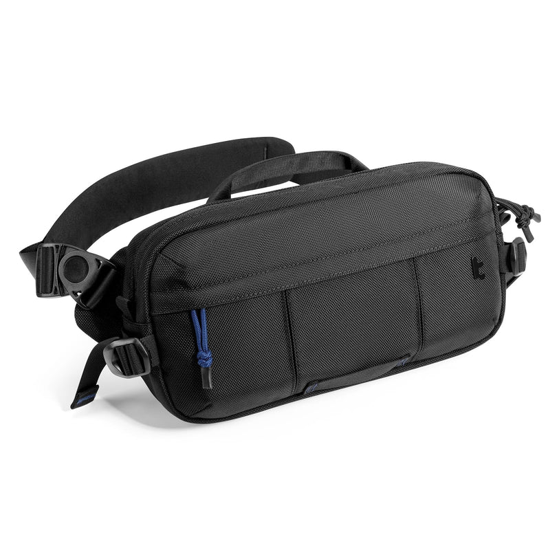 tomtoc 5.5L Sling Bag for Nintendo Switch 2/ROG Xbox Ally X, Heavy Duty Crossbody Bag for Men/Women, Water - resistant Tactical Carry Chest Daypack Travel Shoulder Pack for Steam Deck OLED, iPad mini