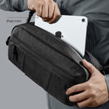 tomtoc 5.5L X - Pac Sling Bag for Nintendo Switch 2/ROG Xbox Ally X, Heavy Duty Crossbody Bag for Men, Water - resistant Carry Chest Daypack Travel Shoulder Pack for Steam Deck OLED, iPad mini, Tactical