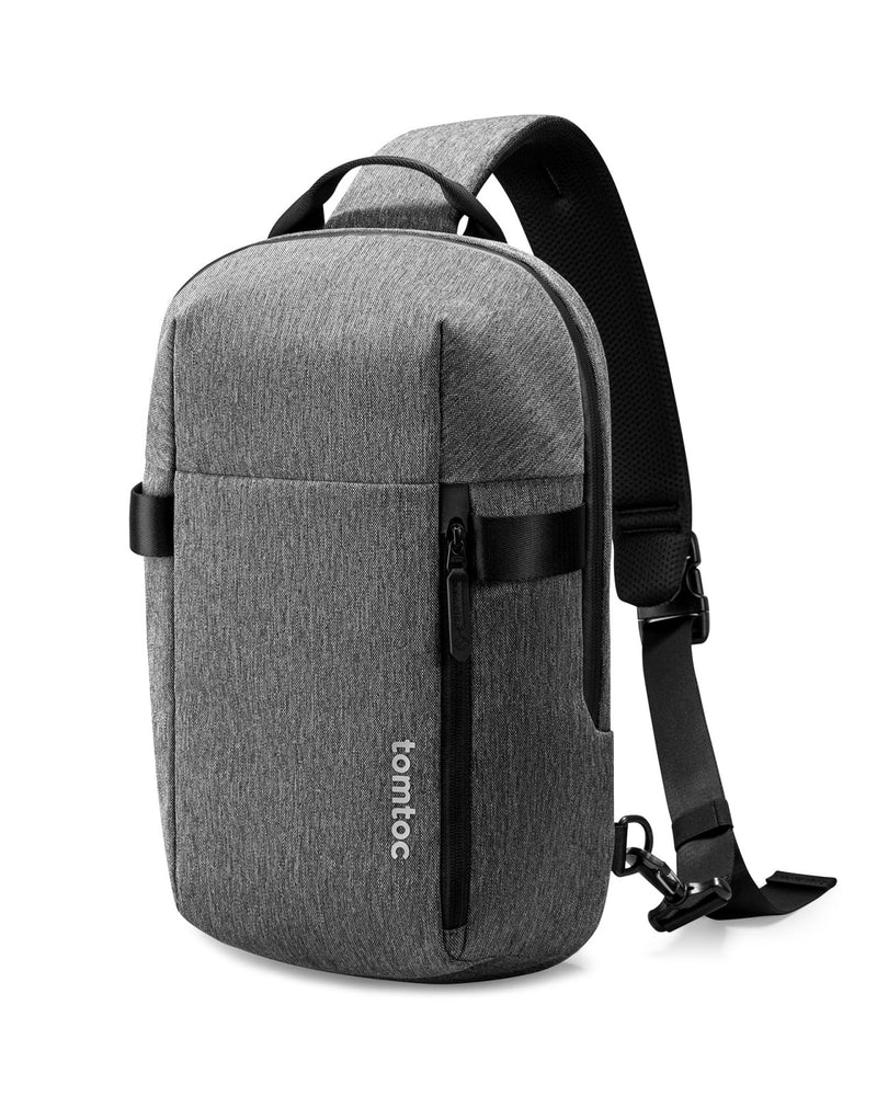 tomtoc 7L Sling Backpack Crossbody Bag for Men Women, EDC Daypack Chest Shoulder bag for 14 - inch MacBook Pro M5 Pro/Max, 13" MacBook Air, 13" iPad Air M4/Pro M5, Organized, Daily Use, Work, Travel - S