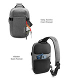 tomtoc 7L Sling Backpack Crossbody Bag for Men Women, EDC Daypack Chest Shoulder bag for 14 - inch MacBook Pro M5 Pro/Max, 13" MacBook Air, 13" iPad Air M4/Pro M5, Organized, Daily Use, Work, Travel - S