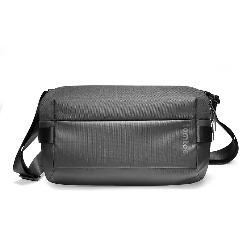 tomtoc 7L Sling bag for 2026 11 - inch iPad Air M4/M3, iPad Pro 2025 (M5/M4), iPad (A16), Water - resistant Crossbody Shoulder Bag for Men Women, EDC Casual Chest Pack for Travel, Work, Gym, Sport