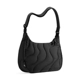 tomtoc 9L Puffer Sling Crossbody Bag for Women Trendy, Nylon Quilted Crescent Shoulder Bag Purses for 11" iPad Air M4/Pro M5, Nintendo Switch 2, Puffy Travel Hobo Handbag with Organized Inner Pockets