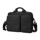 tomtoc A33 Slim 13-14 Inch Laptop Shoulder Bag for MacBook Air/Pro M5/M4/M3, Briefcase with Accessory & Document Storage, Water-Resistant & Durable Recycled Fabric