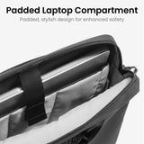 tomtoc A33 Slim 13 - 14 Inch Laptop Shoulder Bag for MacBook Air/Pro M5/M4/M3, Briefcase with Accessory & Document Storage, Water - Resistant & Durable Recycled Fabric