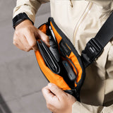 tomtoc Compact EDC Sling Bag, Chest Shoulder Crossbody Sling Daypack for Men Women, Water - resistant Lightweight Everyday Carry Casual Pack for Nintendo Switch 2, Tactical, Travel, Work, Gym, Sport