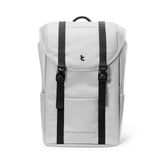 tomtoc Flap Laptop Backpack, Lightweight, Water-Resistant Casual Daypack, Durable Work-pack, Vintage Classic Rucksack for 13-15.6 Inch Laptop, perfect for Campus, Street, 22L Gray