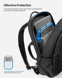 tomtoc Laptop Backpack Minimalist Daypack, UrbanEX - T65, A City Pack for Daily Commute Work, Water - resistant, Cordura Ballistic Nylon, 20L Fits 15.6 - inch Notebook, Black