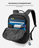 tomtoc Laptop Backpack Minimalist Daypack, UrbanEX - T65, A City Pack for Daily Commute Work, Water - resistant, Cordura Ballistic Nylon, 20L Fits 15.6 - inch Notebook, Black
