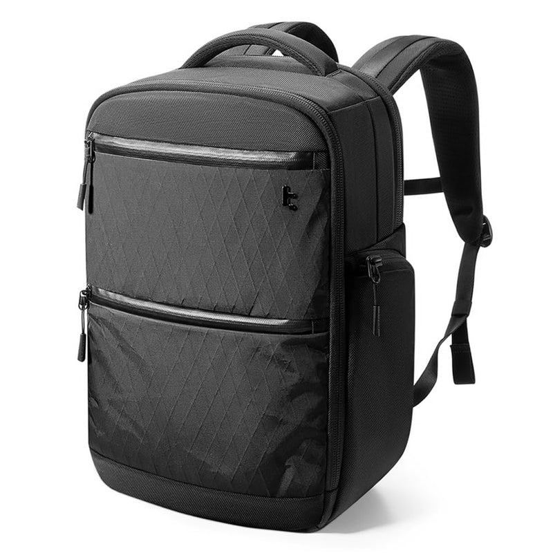 tomtoc Laptop Backpack X - Pac Techpack Designed for Business Professional Commuter, City Compact Backpack for 16 - inch MacBook Pro, Black