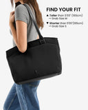 tomtoc Laptop Tote Bag for Women, 15 - 16 Inch Laptop Work Bag with Device Compartment for MacBook, 12.5L Medium Capacity Office Computer Shoulder Bag Briefcase for Business Travel College Teacher