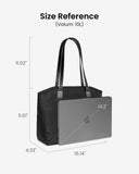 tomtoc Laptop Tote Bag for Women, 15 - 16 Inch Laptop Work Bag with Device Compartment for MacBook, 12.5L Medium Capacity Office Computer Shoulder Bag Briefcase for Business Travel College Teacher