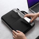 tomtoc Slim Hard Case for 13 - inch MacBook Air M5/M4/M3/M2/M1, MacBook Neo A18 Pro A3404, Organized Protective Shoulder Bag with Tablet Pocket for Up to 11 iPad Air/Pro