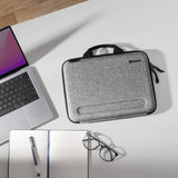 tomtoc Slim Hard Case for 13 - inch MacBook Air M5/M4/M3/M2/M1, MacBook Neo A18 Pro A3404, Organized Protective Shoulder Bag with Tablet Pocket for Up to 11 iPad Air/Pro