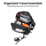 tomtoc T73 Laptop Backpack X - Pac Techpack & Aviator - T37 Travel Crossbody RFID Blocking Bag, City Compact Backpack with On - the - Go Organizer Bag