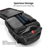 tomtoc Travel Backpack 40L & Compact EDC X - Pac Sling Bag
