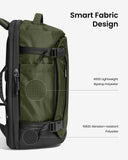 tomtoc Travel Backpack 40L, TSA Friendly Flight Approved Carry - on Luggage Hand Water - resistant Lightweight Business Rucksack, Durable Large Weekender Bag Daypack Fits 17.3 Inch Laptop