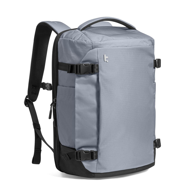 tomtoc Travel Backpack 40L, TSA Friendly Flight Approved Carry - on Luggage Hand Water - resistant Lightweight Business Rucksack, Durable Large Weekender Bag Daypack Fits 17.3 Inch Laptop